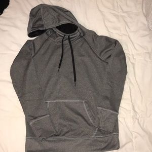 grey hoodie